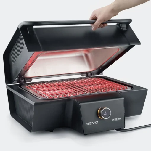 Severin Elektrogrill SEVO GT - Boost Zone 500°C - Mit Deckel - 3.000 W -Outdoor Grill Verkauf 21538 Severin Elektrogrill Sevo pg8106 d 2 1590737691