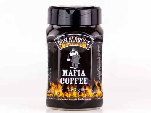 Don Marcos Mafia Coffee Rub BBQ Rub 220g Dose -Outdoor Grill Verkauf Don Marcos Mafia Coffee BBQ Rub 220gr Do 1 1493043282