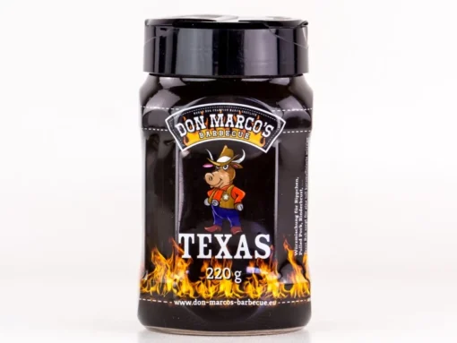 Don Marcos Texas Style BBQ Rub 220g Dose -Outdoor Grill Verkauf Don Marcos Texas BBQ Rub 220gr Dose