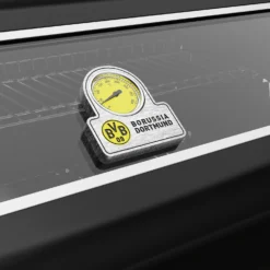 Grillfürst G750G Borussia Dortmund Edition 7-Brenner Doppelkammer - Gasgrill Mit Hochtemperaturbrenner, Seitenkocher, Heckbrenner Und Gusseisen Roste -Outdoor Grill Verkauf Grillfuerst BVB Gasgrill Deckelthermometer Logo Borussia Dortmund