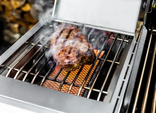 Grillfürst G521G Smart Grill - Mit Automatischer Temperatursteuerung, Hochtemperaturbrenner, Heckbrenner Und Gusseisen Rosten -Outdoor Grill Verkauf Grillfuerst Gasgrill G521E Smart Infrarotbrenner Steakzone Steakbrenner