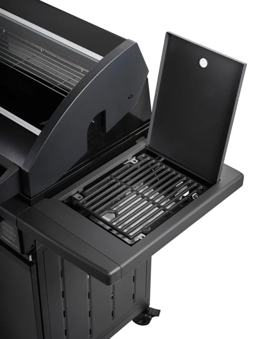 Rösle Gasgrill Magnum PRO G4-S - X-DEAL Inkl. Abdeckhaube, Gusseisen Grillplatte Und Drehspieß - Modell 2023 -Outdoor Grill Verkauf Roesle Gagsrill Magnum Pro Prime Zone offen1