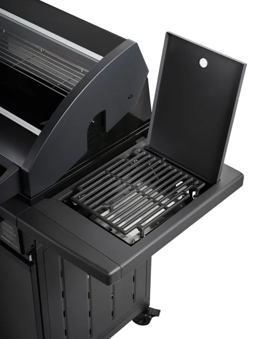 Rösle Gasgrill Magnum PRO G4-S - X-DEAL Inkl. Abdeckhaube, Gusseisen Grillplatte Und Drehspieß - Modell 2023 -Outdoor Grill Verkauf Roesle Gagsrill Magnum Pro Prime Zone offen2