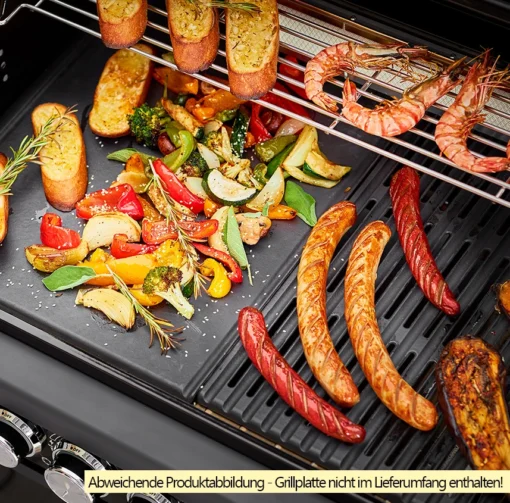 Rösle Gasgrill Magnum PRO G4-S - X-DEAL Inkl. Abdeckhaube, Gusseisen Grillplatte Und Drehspieß - Modell 2023 -Outdoor Grill Verkauf Roesle Magnum Pro G4 S Grillflaeche